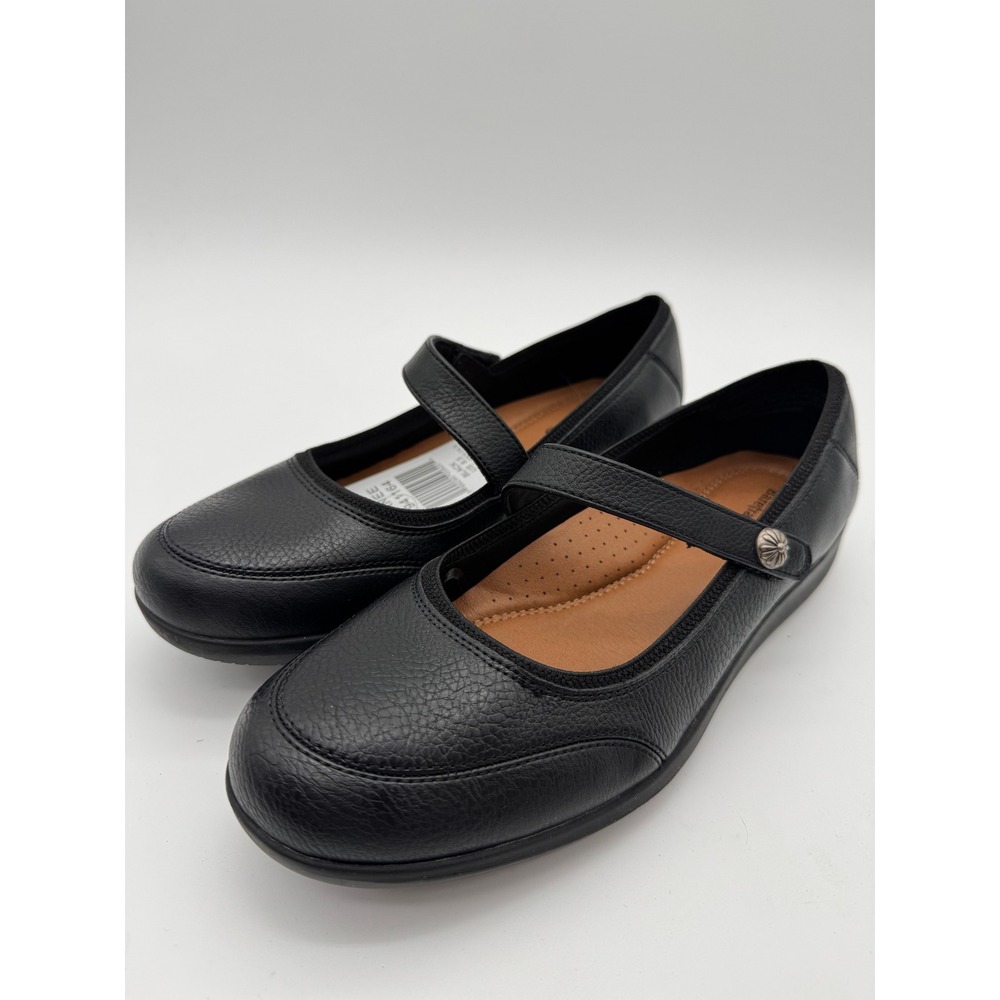 Baretraps Mary Jane Shoes Black Women's US 8.5‎ Comfort Strap Flats
